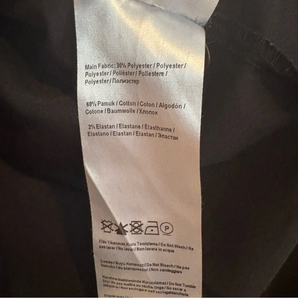 Anthropologie Exquise Tobie Mini Shirt Dress Black Pintuck Poplin XL - Picture 5 of 7